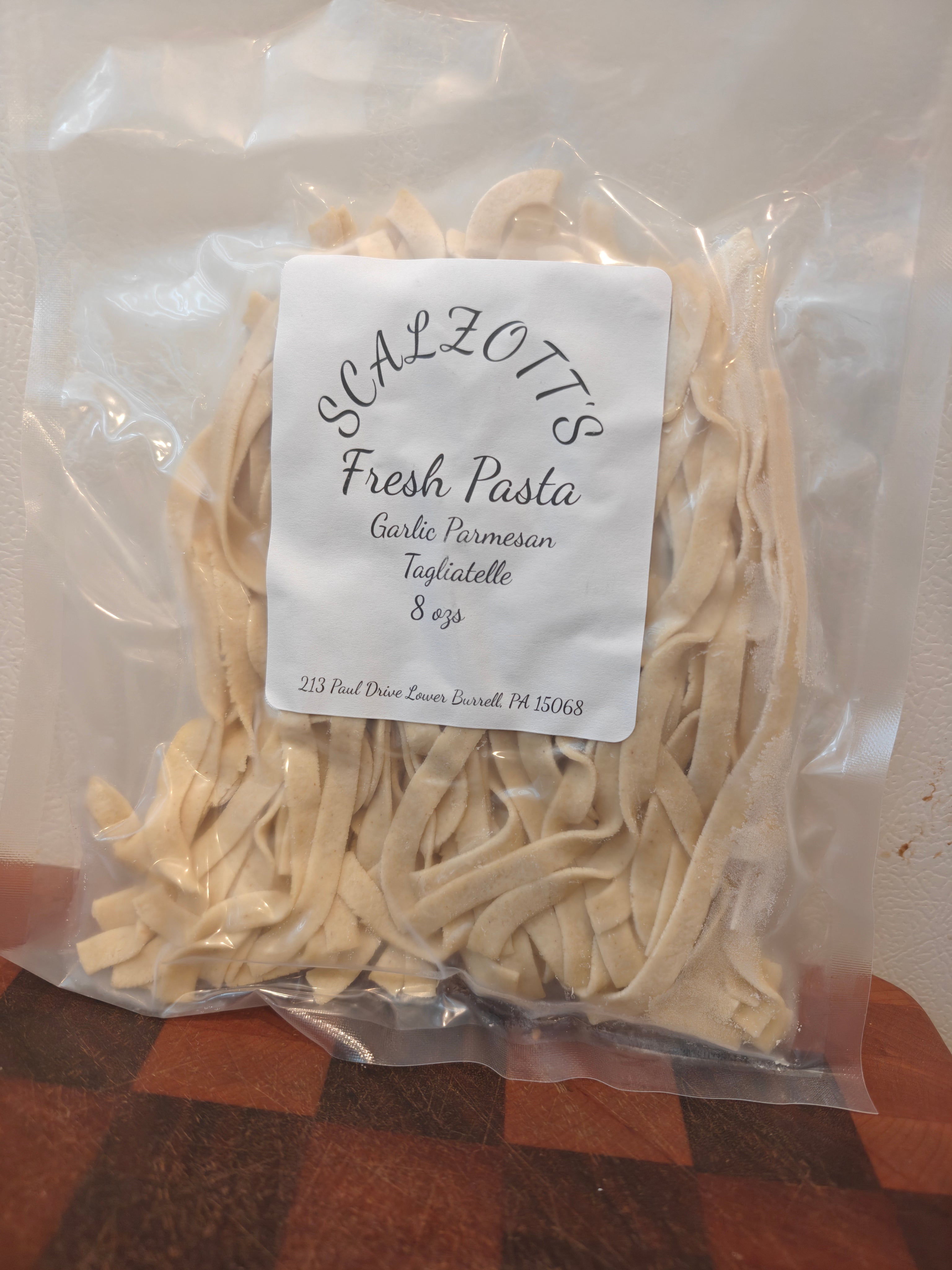 Garlic Parmesan Tagliatelle